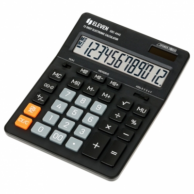 Product Αριθμομηχανή Eleven Office SDC444S Black base image