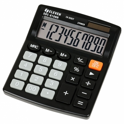 Product Αριθμομηχανή Eleven Office SDC810NR Black base image
