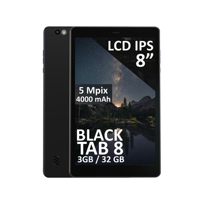 Product Tablet Blow BlackTAB8 3/32GB 4G LTE 8 inches Black base image