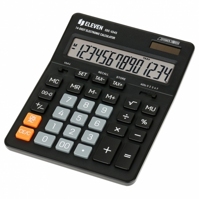 Product Αριθμομηχανή Eleven Office SDC554S Black base image