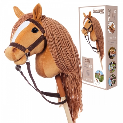 Product Λούτρινο Tootiny Horse on a stick HOPPIHORSE Hobby Horse A3 Chestnut base image