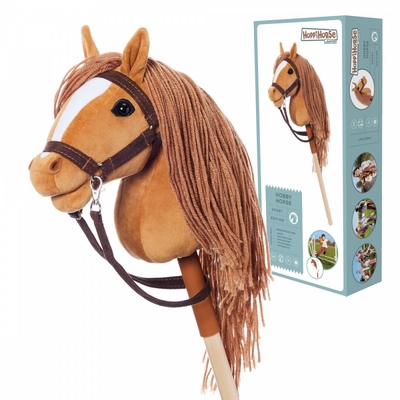 Product Λούτρινο Tootiny Horse on a stick HOPPIHORSE Hobby Horse A4 Chestnut base image