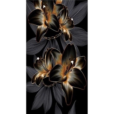 Product Παιδικές Χειροτεχνίες Norimpex Diamond Mosaic - Lilie Black and Gold base image
