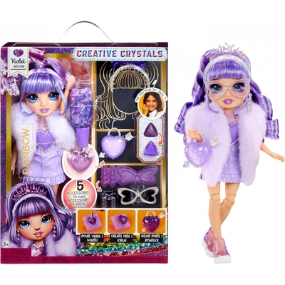 Product Κούκλα MGA Rainbow High Creative Crystals, Violet base image