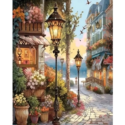 Product Παιδικές Χειροτεχνίες Norimpex Diamond Mosaic - Flower Street base image