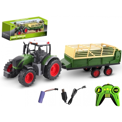 Product Τηλεκατευθυνόμενο Madej Tractor with trailer, USB charging base image