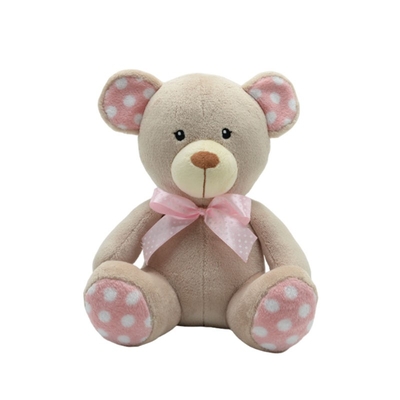 Product Λούτρινο Tulilo Mascot Teddy bear dots beige 25 cm base image