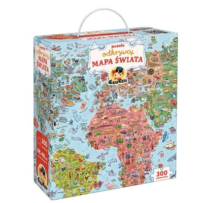 Product Παζλ CzuCzu odkrywcy - Mapa świata 300 pcs base image