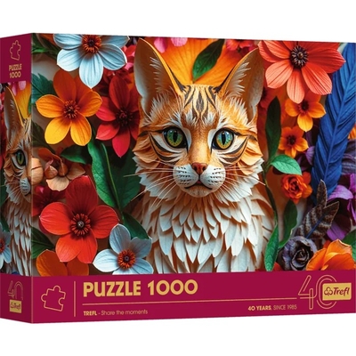 Product Παζλ Trefl 1000 pcs 40 anniversary Paper Art Cat base image