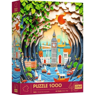 Product Παζλ Trefl 1000 pieces 40 anniversary Paper Art London base image