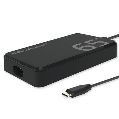 Product Φορτιστής Laptop Qoltec 65W PD 5V 20V 3.25A USB-C 3.1 base image