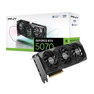 Product Κάρτα Γραφικών PNY GeForce RTX 5070 STD12GB VCG507012TFXPB1 base image