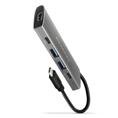 Product Docking Station Axagon HMC-5G21 10Gbps hub 5in 1 HDMI + 2x USB-A/USB-C base image