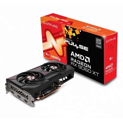 Product Κάρτα Γραφικών Sapphire Radeon RX 9060 XT PULSE 16GB GDDR6 128bit DP/2HDMI base image