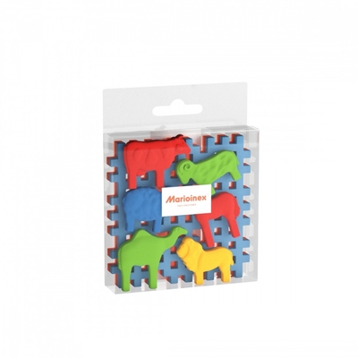 Product Παιχνίδι Κατασκευών Marioinex Blocks Mini Waffle - Animals  base image