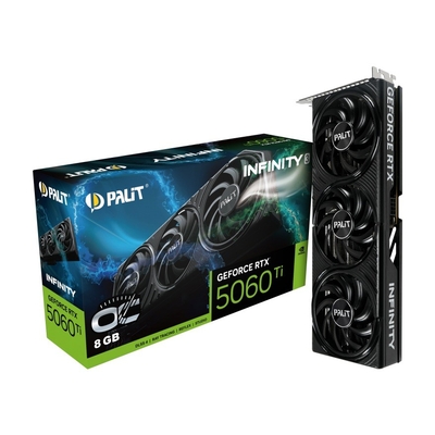 Product Κάρτα Γραφικών Palit GeForce RTX 5060 TI Infinity 3 OC 8GB GDDR7 128bit 3DP/HDMI base image