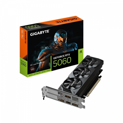 Product Κάρτα Γραφικών Gigabyte GeForce RTX 5060 OC Low Profile 8G GDDR7 3DP/HDMI base image