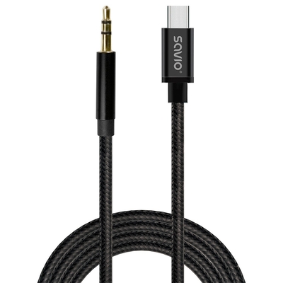 Product Καλώδιο USB Savio USB-C to mini-Jack cable base image