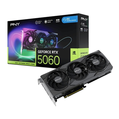 Product Κάρτα Γραφικών PNY GeForce RTX 5060 OC 8GB RGB VCG50608TFXXPB1-O base image