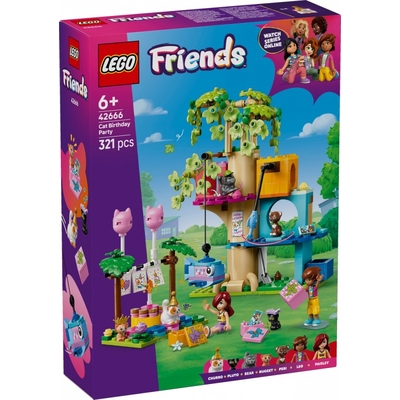 Product Lego Friends 42666 Cat's Birthday Party and Treehouse base image
