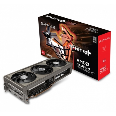 Product Κάρτα Γραφικών Sapphire Radeon RX 9060 XT NITRO+ 16GB GDDR6 128bit DP/2HDMI base image