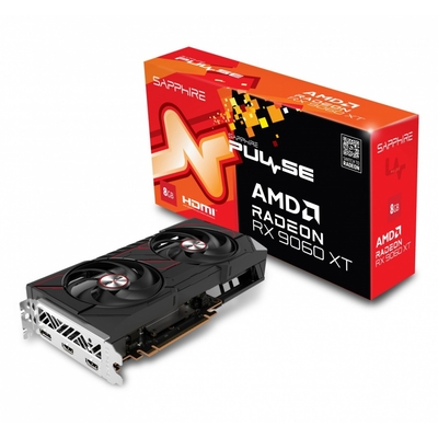 Product Κάρτα Γραφικών Sapphire Radeon RX 9060 XT PULSE 8GB GDDR6 128bit DP/2HDMI base image