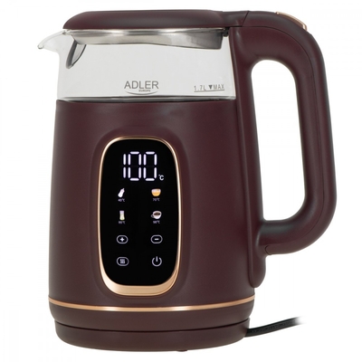 Product Βραστήρας Adler 1.7 l LED display, temperature control AD 1305 burgundy base image
