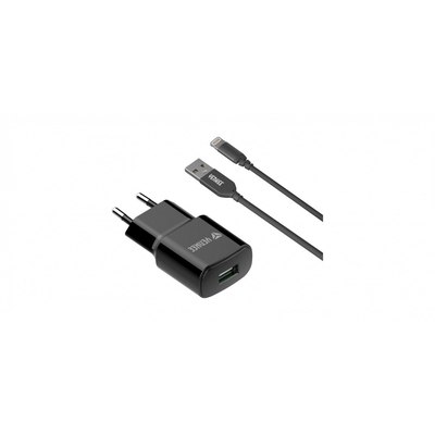 Product Φορτιστής Πρίζας Yenkee YAC4600Lighining USB A 12W 2,5A 1m base image