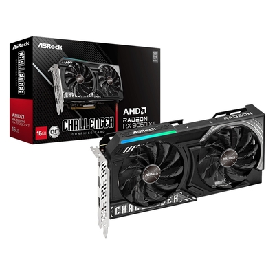 Product Κάρτα Γραφικών ASRock Radeon RX 9060 XT CHALLENGER 16GB GDDR6 128bit 2DP/HDMI  base image