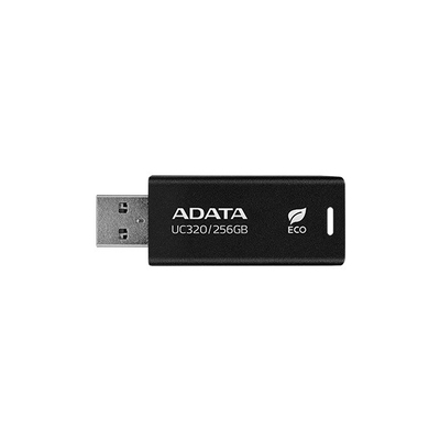 Product USB Flash 256GB Adata Pendrive UC320 USB3.2-A Gen1 Black base image