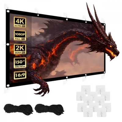Product Οθόνη Προβολής Projector Maclean 150" 330x187cm, MC-167 base image