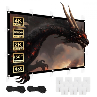 Product Οθόνη Προβολής Projector Maclean 150" 300x220cm, MC-168 base image