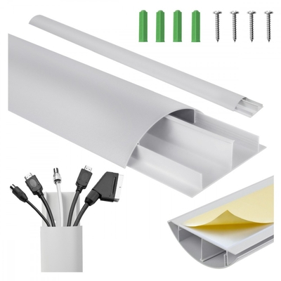 Product Οργανωτής Καλωδίων Maclean Aluminum cable masking strip, silver MC-814 S base image