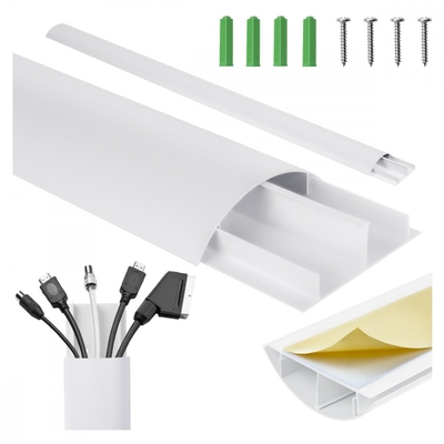 Product Οργανωτής Καλωδίων Maclean Aluminum masking strip White, MC-814 W base image