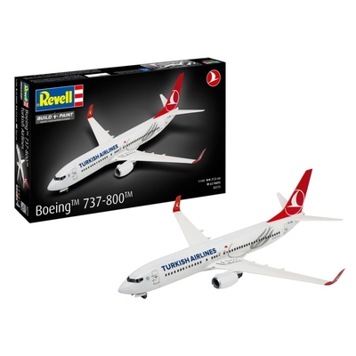 Product Φιγούρα Μοντελισμού Revell Samolot Boeing 737-800 Turkish Air 1/144 base image