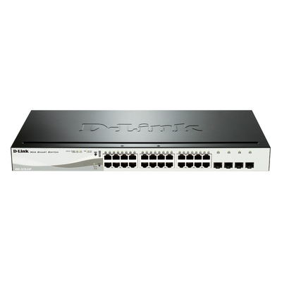 Product Network Switch D-Link DGS-1210-24P, 24 Gbit Ports / 12 POE Ports base image