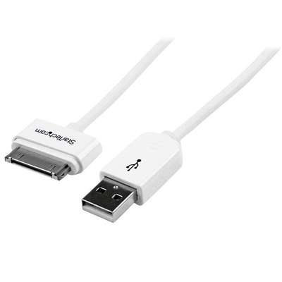 Product Καλώδιο USB Startech USB2ADC1M USB A Λευκό base image