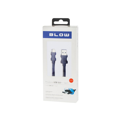 Product Καλώδιο USB Blow 3.0 A - Type C 0.5m QUIK CHARGE Μαύρο base image