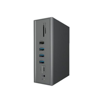 Product Docking Station RaidSonic ICY BOX IB-DK2262AC - - USB-C - VGA, 2 x HDMI - GigE base image