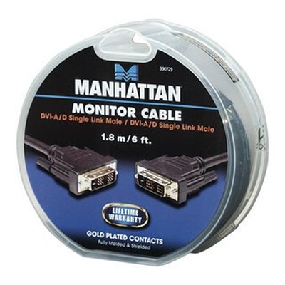 Product Καλώδιο DVI-A/D Manhattan Single Link M/M 1.8m base image