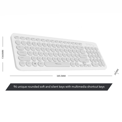 Product Πληκτρολόγιο Ασύρματο Alcatroz Jellybean A200 W.White base image
