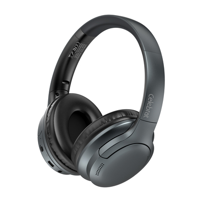 Product Headphones Celebrat A33, Ασύρματα & Ενσύρματα, Anc, 40mm, 300Mah, Μαύρα base image