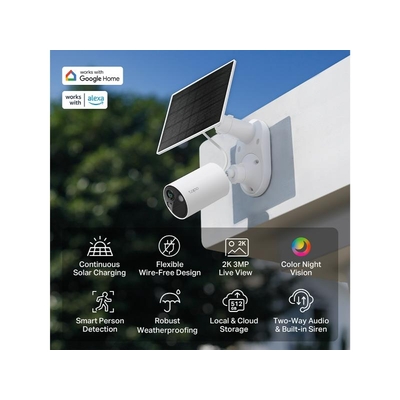 Product Κάμερα Παρακολούθησης TP-Link Smart Wire-Free Security and Solar Panel (Tapo C410 KIT) base image