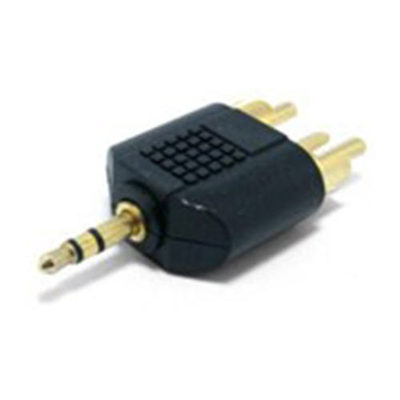 Product Αντάπτορας 3,5mm Cablexpert PLUG to 2 x RCA PLUG Stereo Audio base image