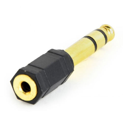 Product Αντάπτορας 6,35mm Cablexpert to 3,5mm Audio PLUG base image