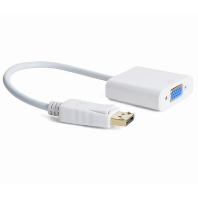 Product Αντάπτορας DisplayPort Cablexpert to VGA WHITE base image