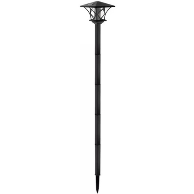 Product Καρφωτό Ηλιακό Φωτιστικό Κήπου Gardlov IP44 57-155 x 17 x 17 cm Μαύρο 00023548 base image