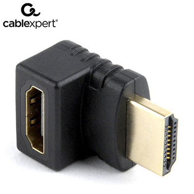 Product Αντάπτορας HDMI Cablexpert RIGHT ANGLE 270o UPWARDS base image