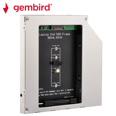 Product Θήκη Σκληρού Δίσκου 2,5 Gembird SLIM 5,25' BAY for NGFF(M.2) SSD MEMMORY CARD base image
