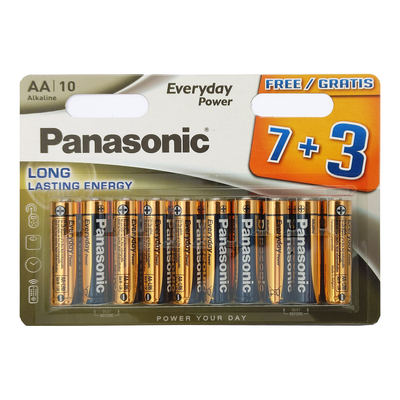 Product Αλκαλικές Μπαταρίες Panasonic AA EVERYDAY POWER 10τμχ base image